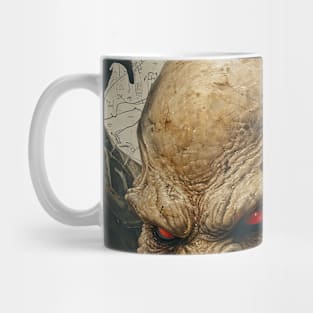 Vintage Japanese Cthulhu monster 3 Mug